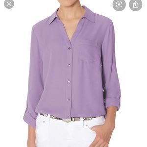 NWOT The Limited Ashton shirt in Lavender